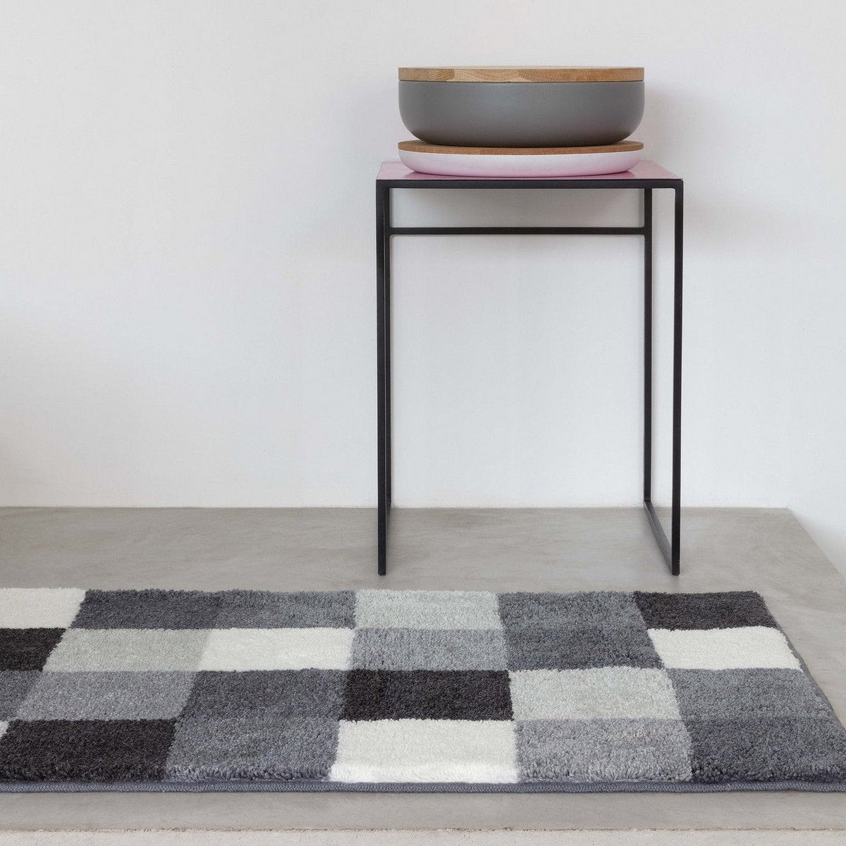 Blocks Bidet Mat Grey