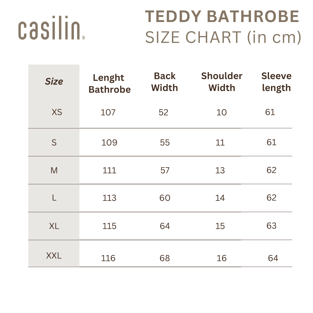 Teddybadjas donker denim