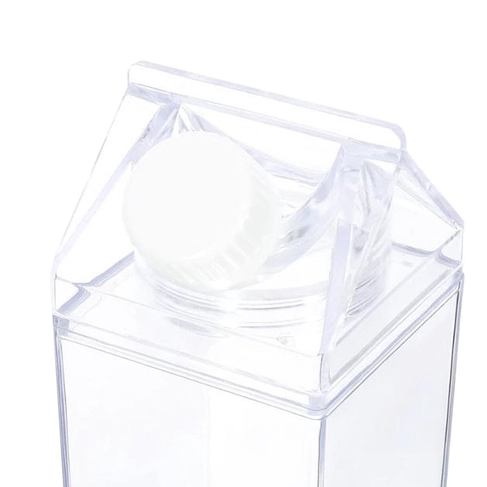 Water Bottle 500 ml Transparent Plastic Hearts