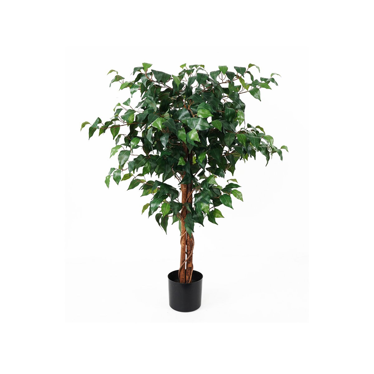 Kunstplant Vijg Ficus 110 cm groen plastic