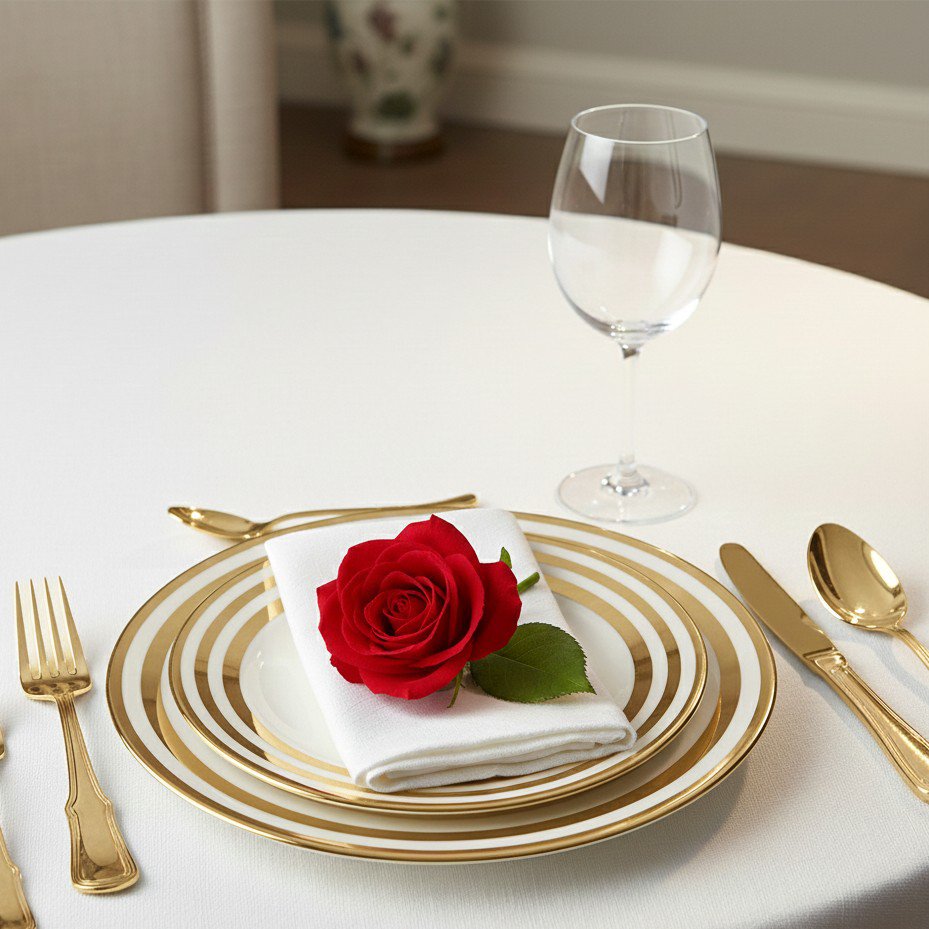 Assiette plaat 27 cm goud glas
