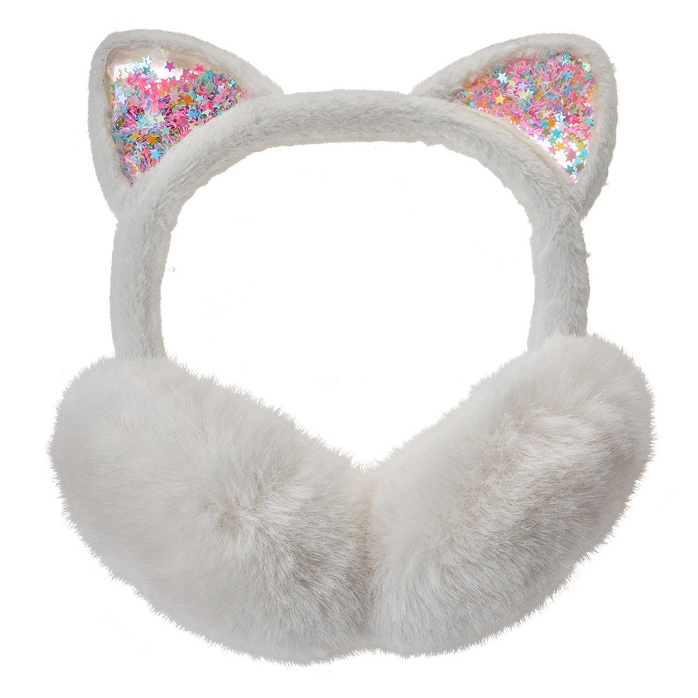 Oorwarmers kinderen wit polyester