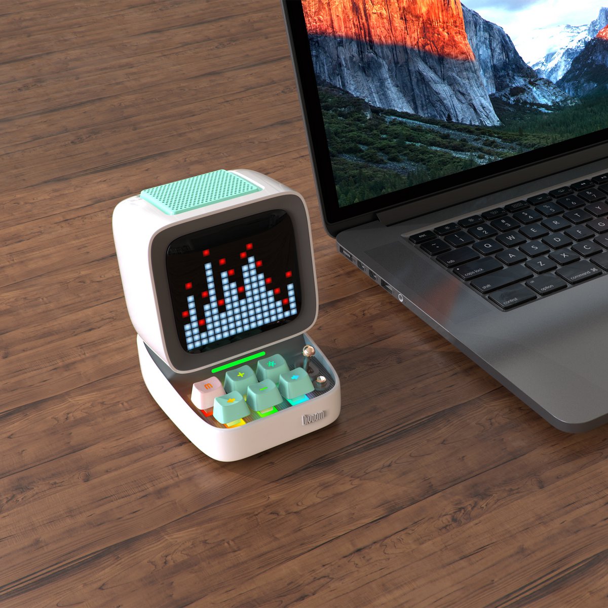 Divoom Ditoo Pro - Bluetooth speaker met instelbare pixelweergave - wit