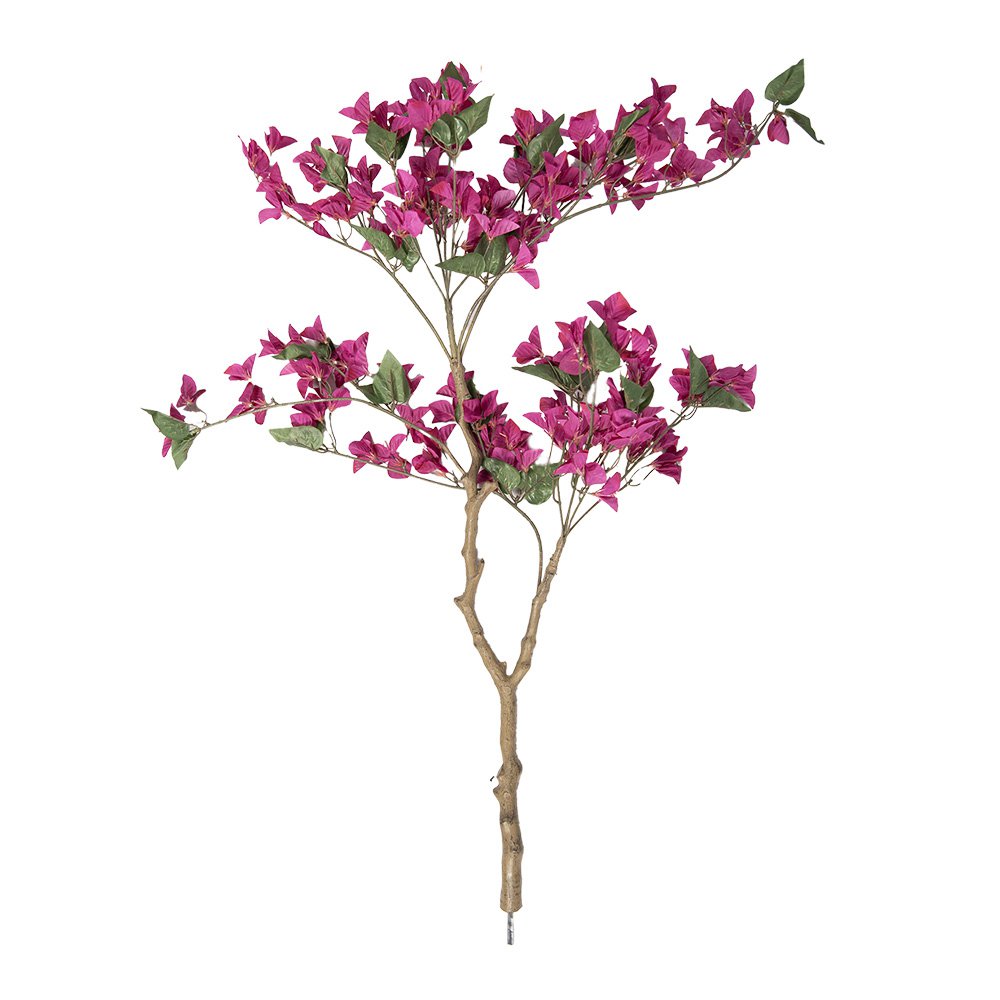 Kunstboom Bougainvillea 80x80x180 cm Roze Kunststof