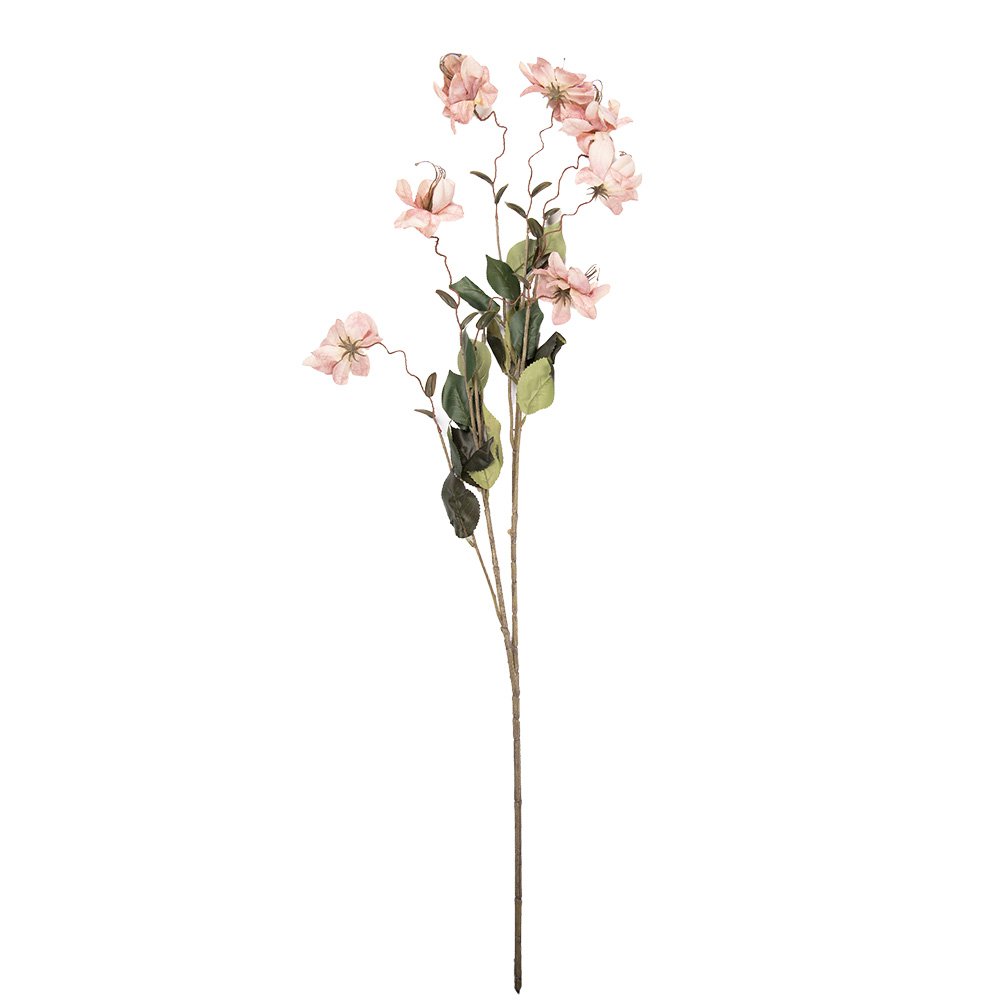Kunstbloem tak 120 cm roze kunststof