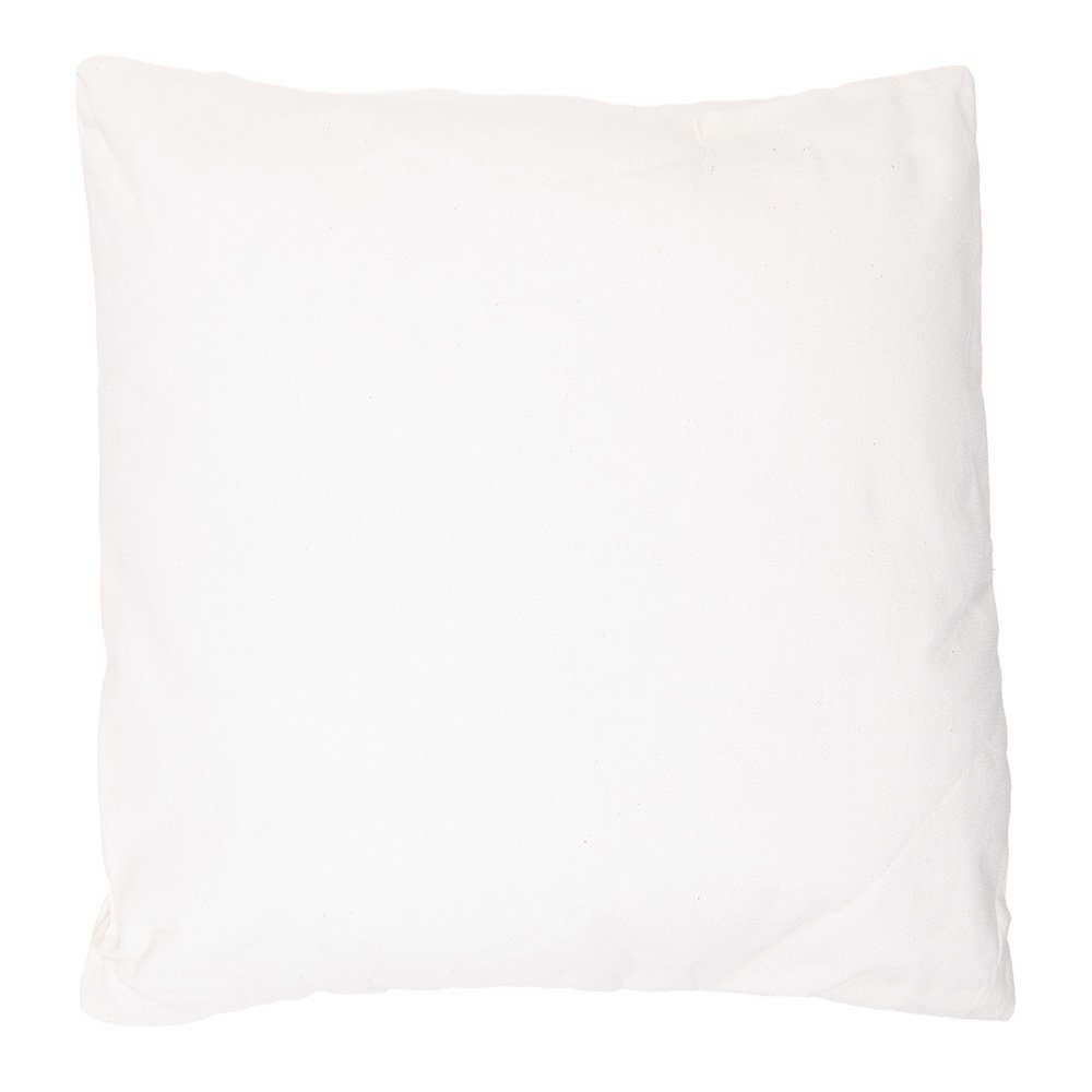 Cushion 45x45 cm White Synthetic