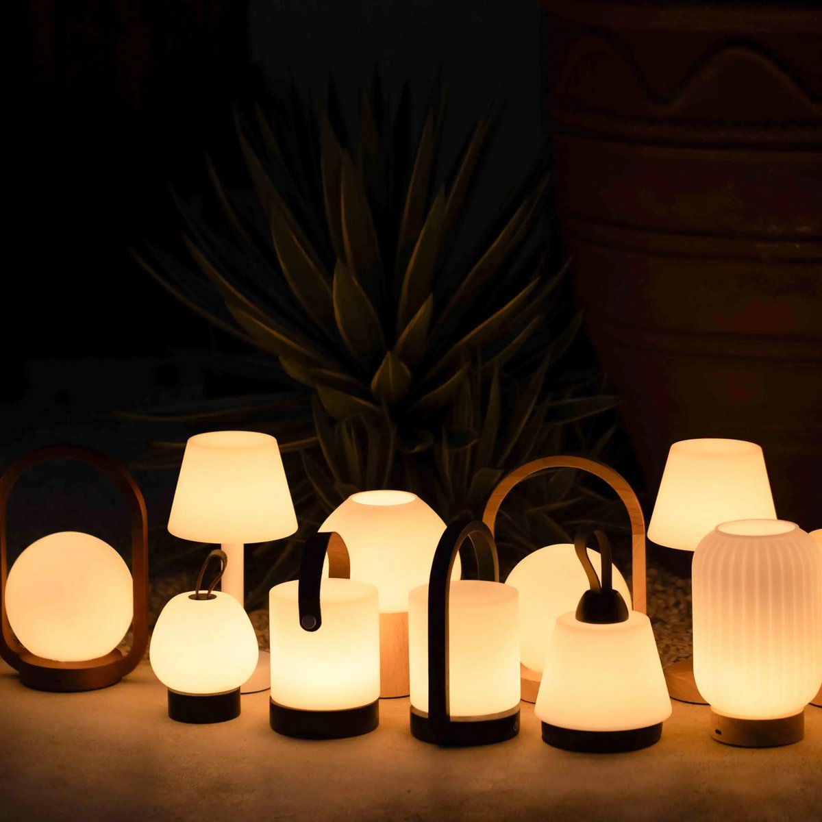 Tafellamp Boris 15x26 cm hout linnen bruin