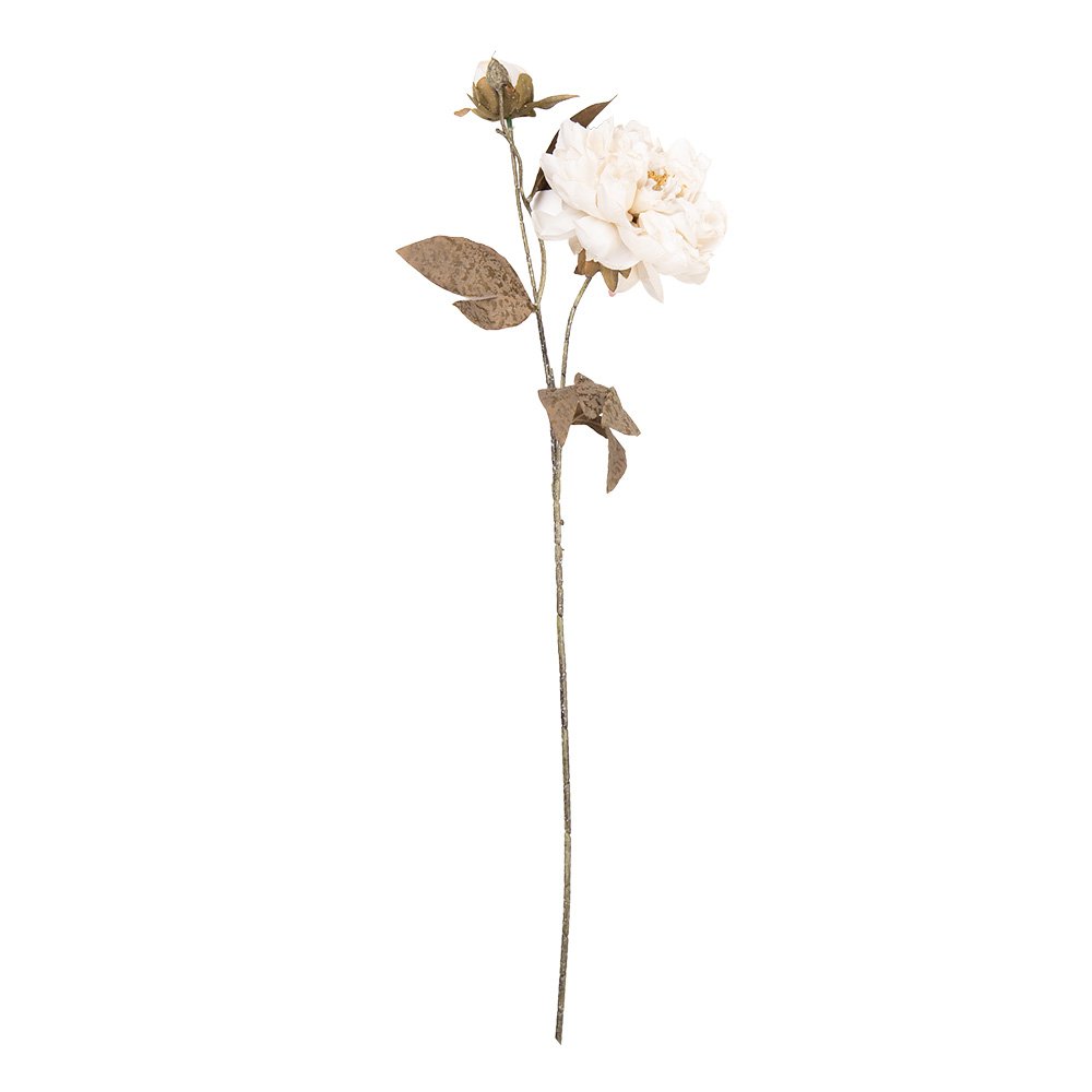 Kunstbloem 73 cm Wit Kunststof