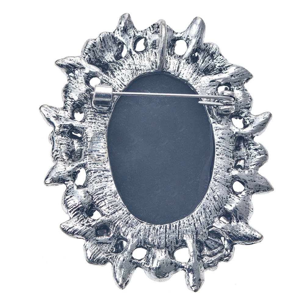 Broche Dames Grijs, Metaal null
