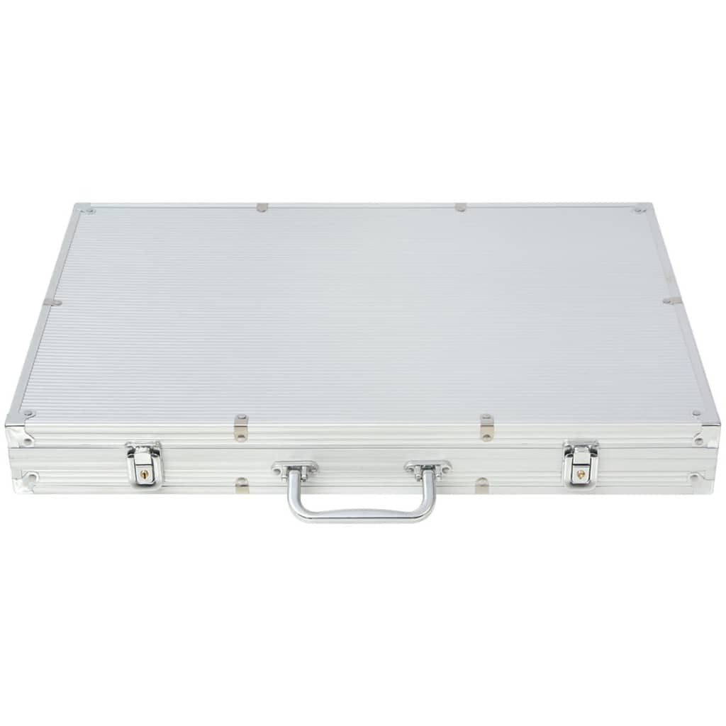 Pokerset Met Laser Chips Aluminium 1000