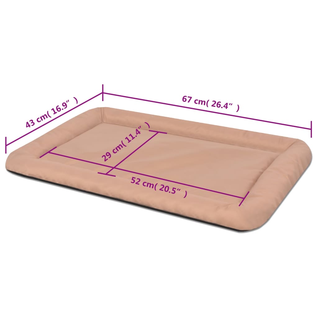Vidax Hondenmatras Maat l Beige