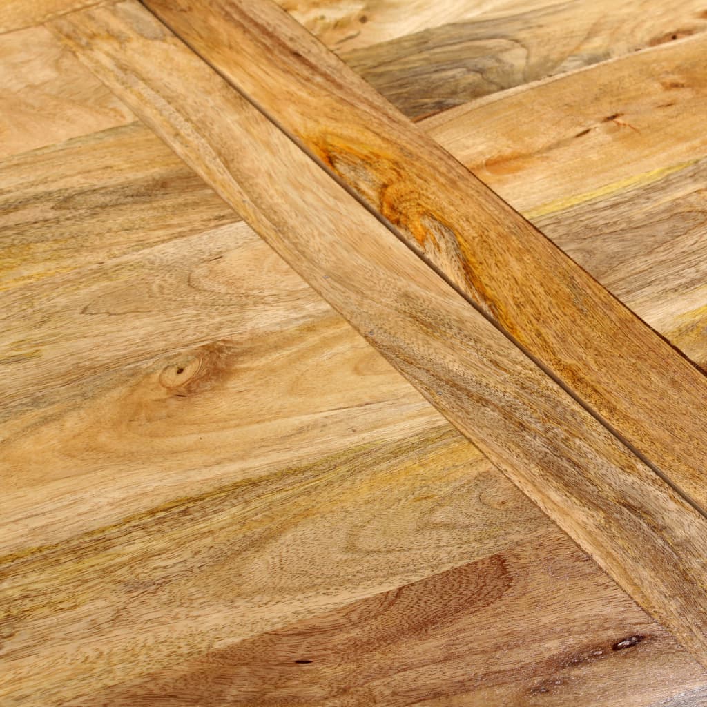 Eettafel 240 Cm Massief Mangohout 240 x 90 x 76 cm Lichtbruin