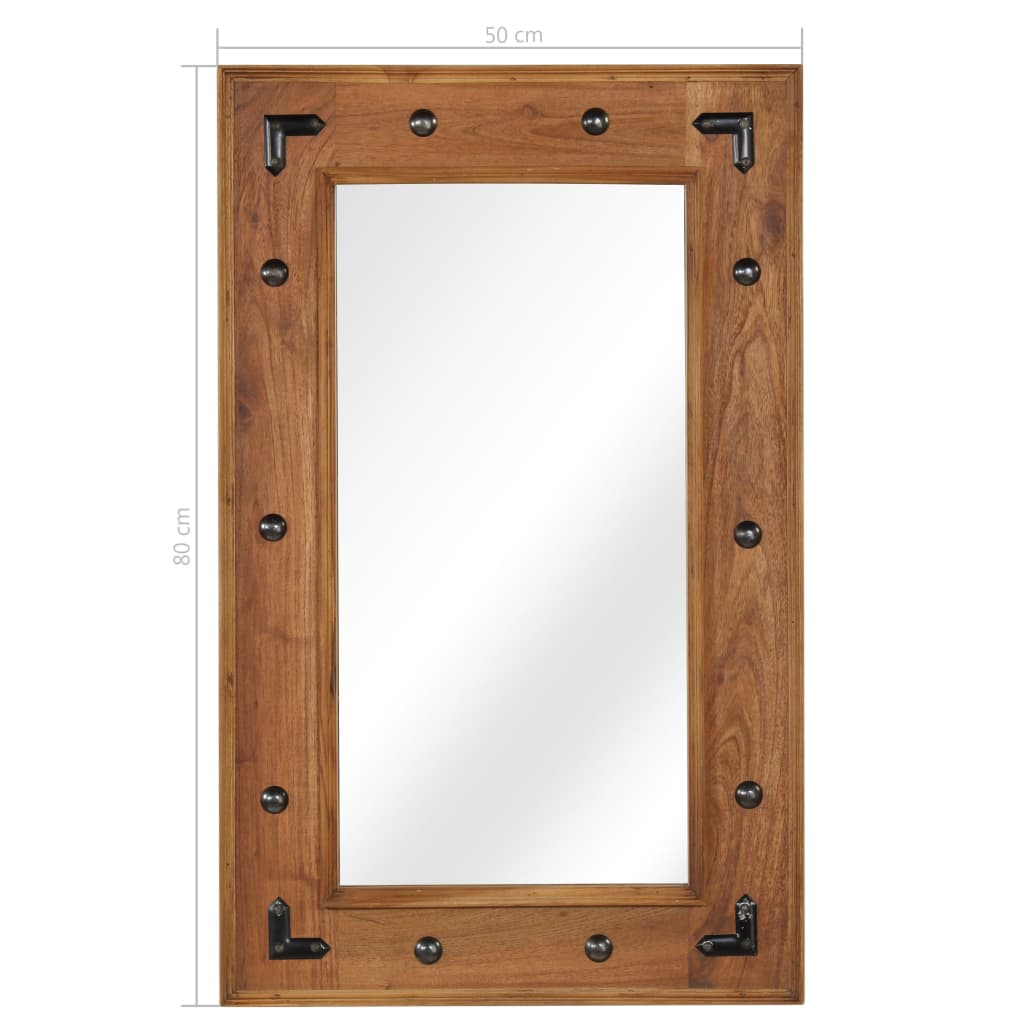 Spiegel 50X80 Cm Massief Acaciahout 50 x 80 cm