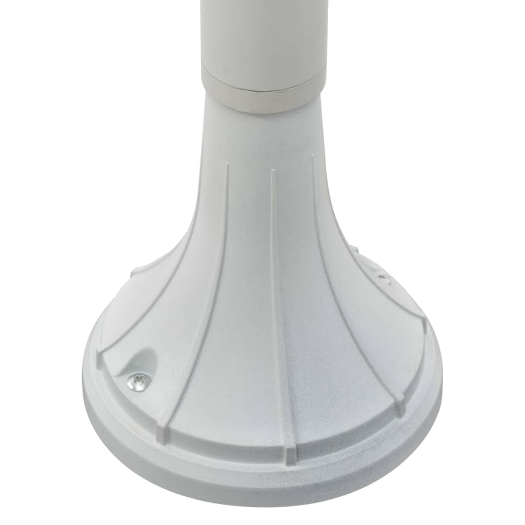Paalverlichting Tuin E27 20 Cm Aluminium Wit
