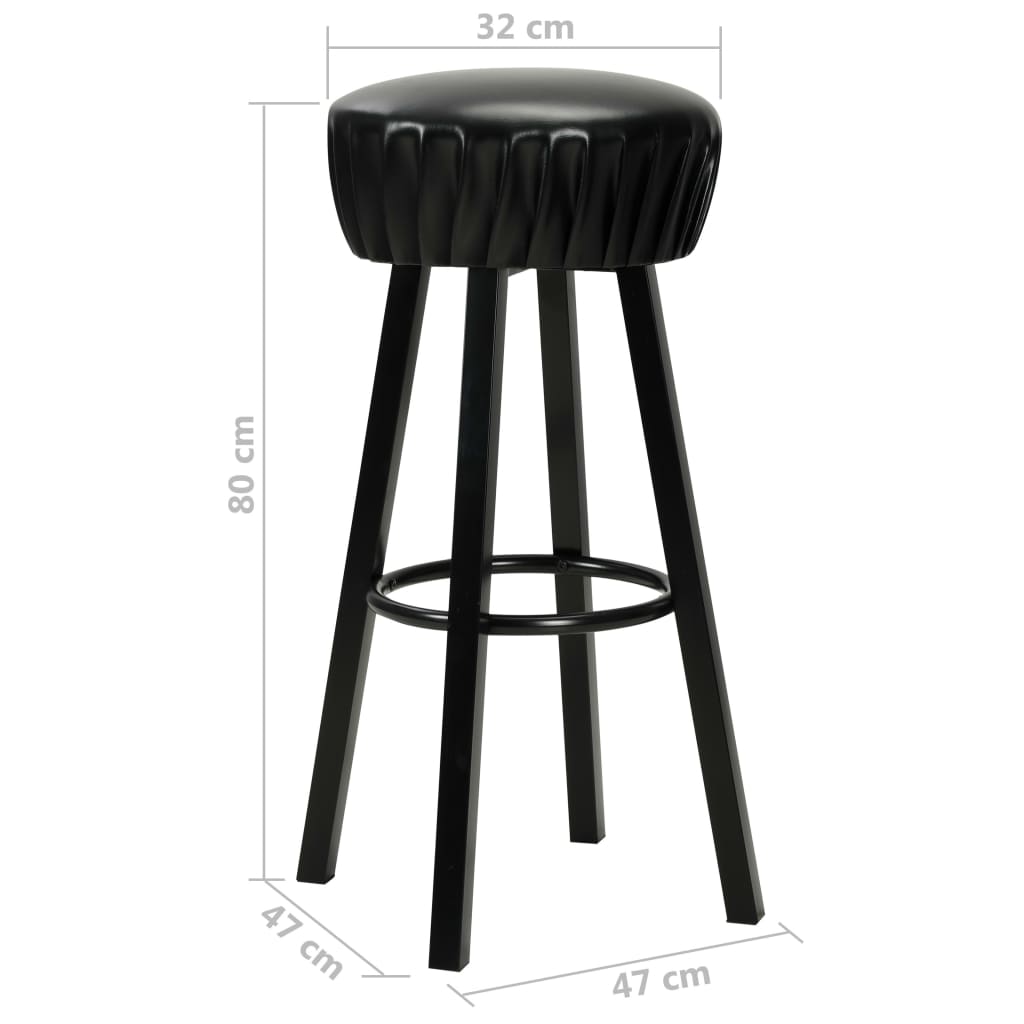 Barstoelen Kunstleer Zwart