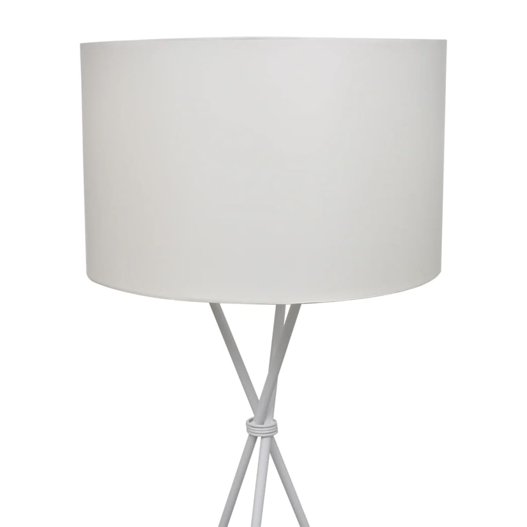 Vloerlamp Inclusief Lampenkap 139 Cm Wit