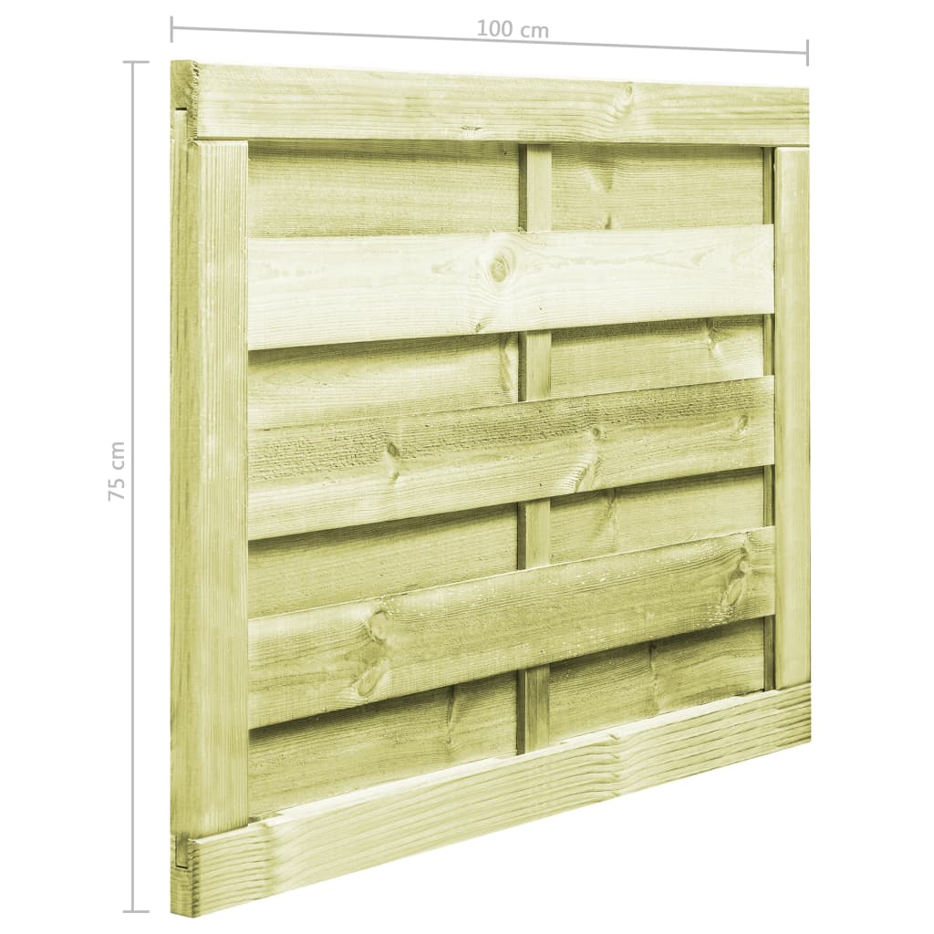 Poort Geïmpregneerd Grenenhout Groen 100 x 75 cm