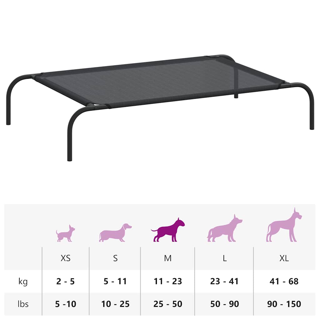 Hondenbed Verhoogd L 106 x 62 cm
