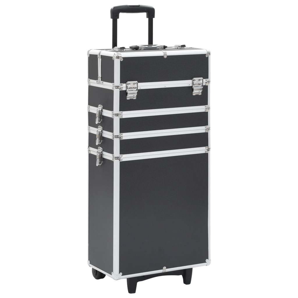 Make-Up Trolley Aluminium Zilverkleurig