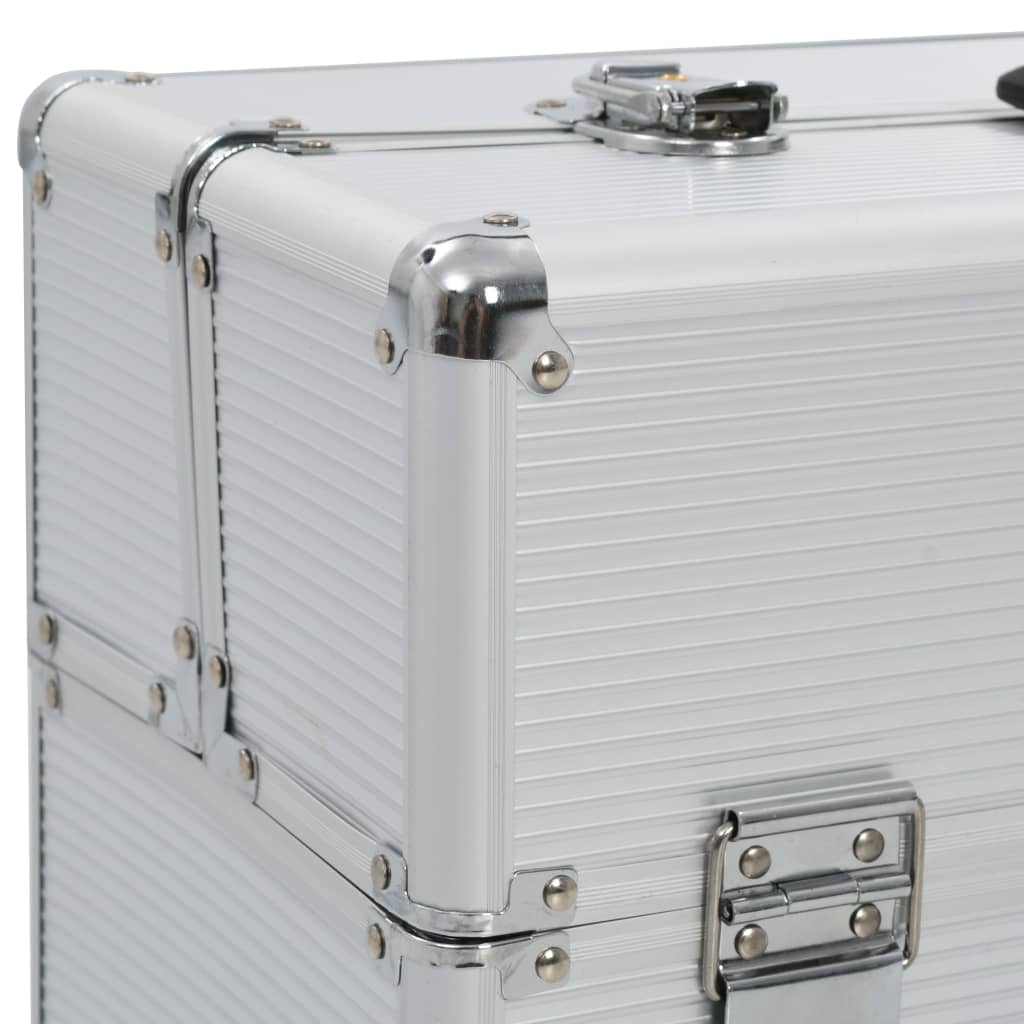 Pilotentrolley 47X39X27 Cm Aluminium Zilverkleurig 47 x 39 x 27 cm