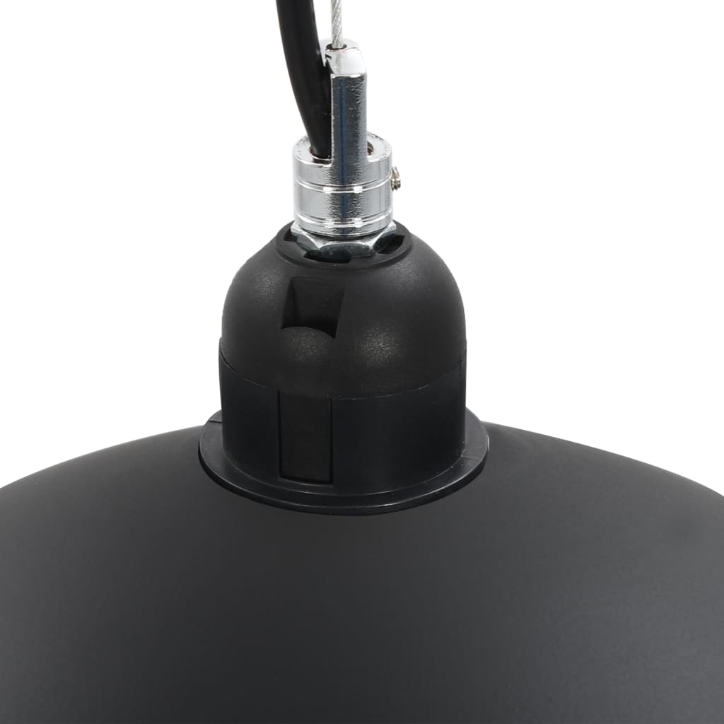 Plafondlampen Halfrond E7 Zwart En Goudkleurig 40 cm