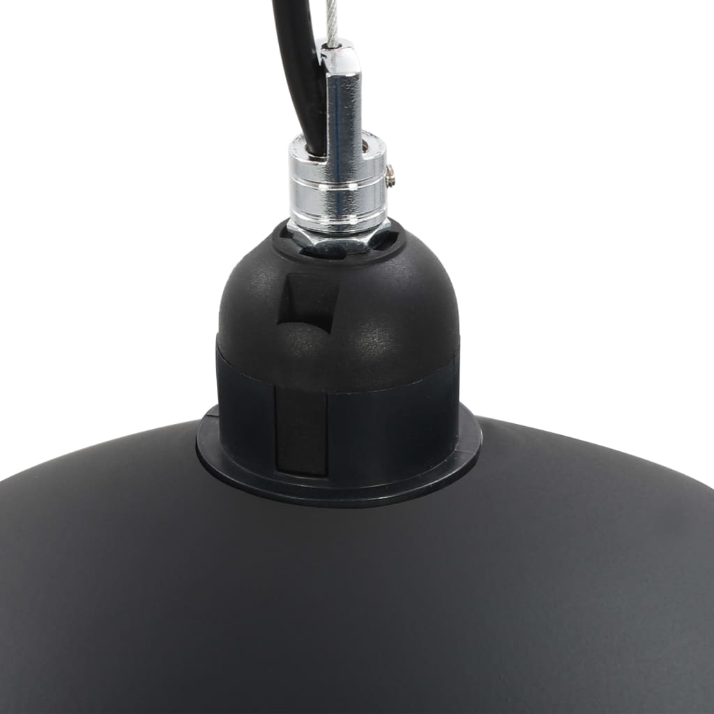 Plafondlampen Halfrond E7 Zwart En Goudkleurig 50 cm