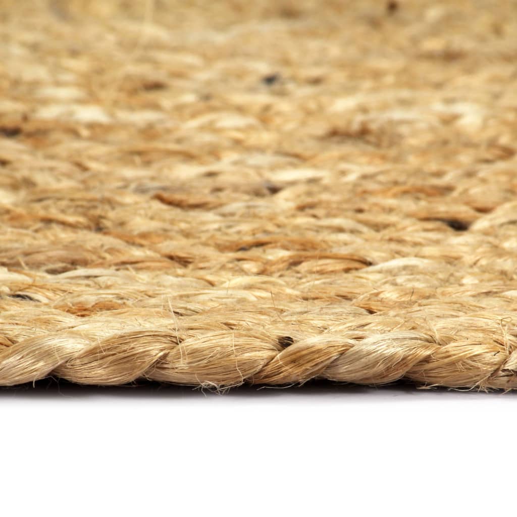 Placemats Rond 38 Cm Natuurlijk 6 Bruin Jute