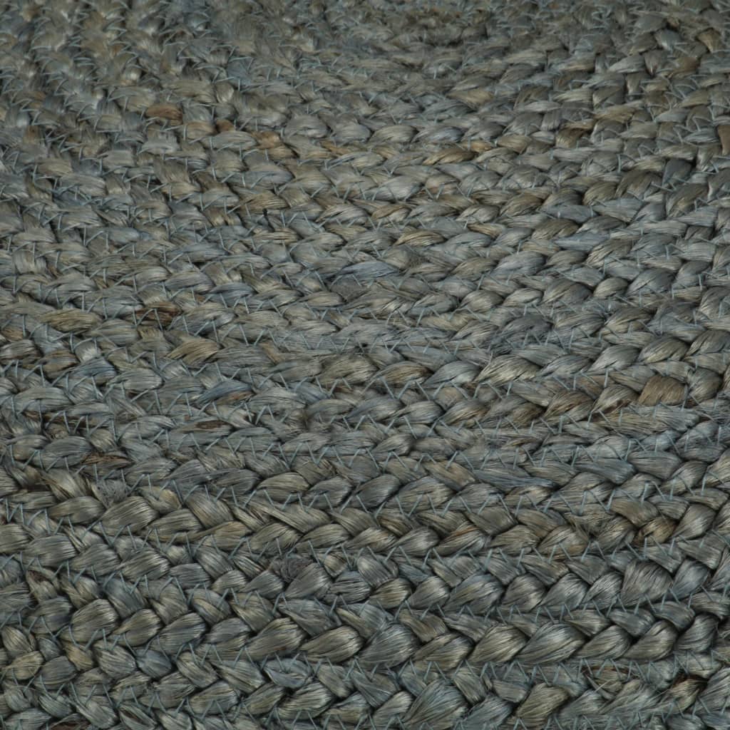 Poef Handgemaakt 45X30 Cm Jute Olijfgroen