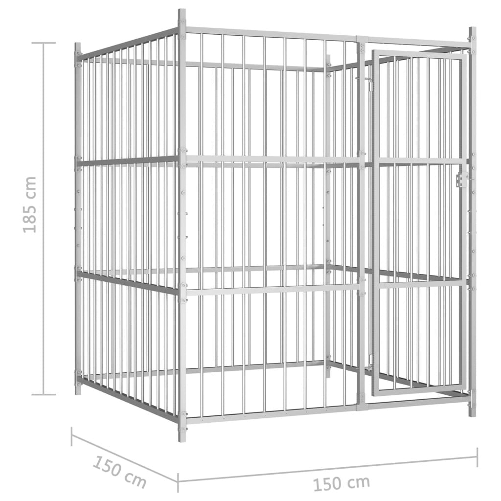 Hondenkennel Voor Buiten 150 x 150 x 185 cm
