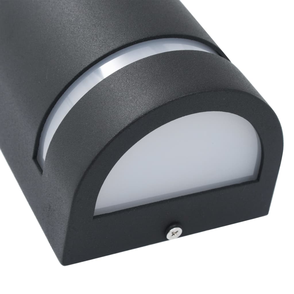 Buitenwandlampen 35 W Halfrond Zwart 2