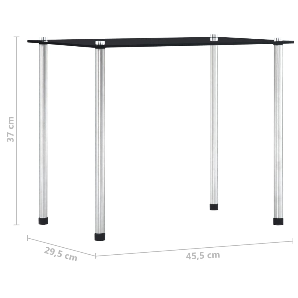 -Delige Tafeltjesset Gehard Glas Zwart