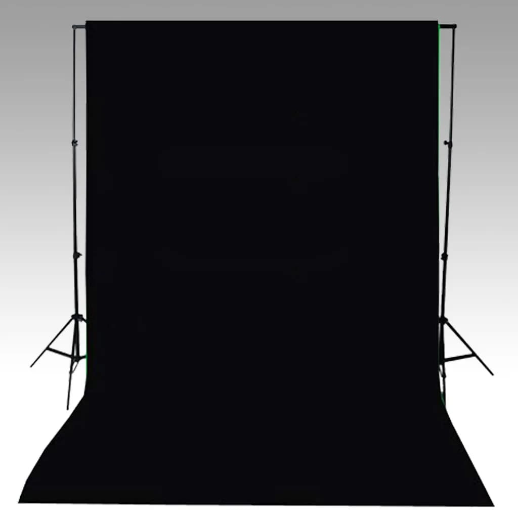 Achtergrond Katoen 600 x 300 cm Zwart