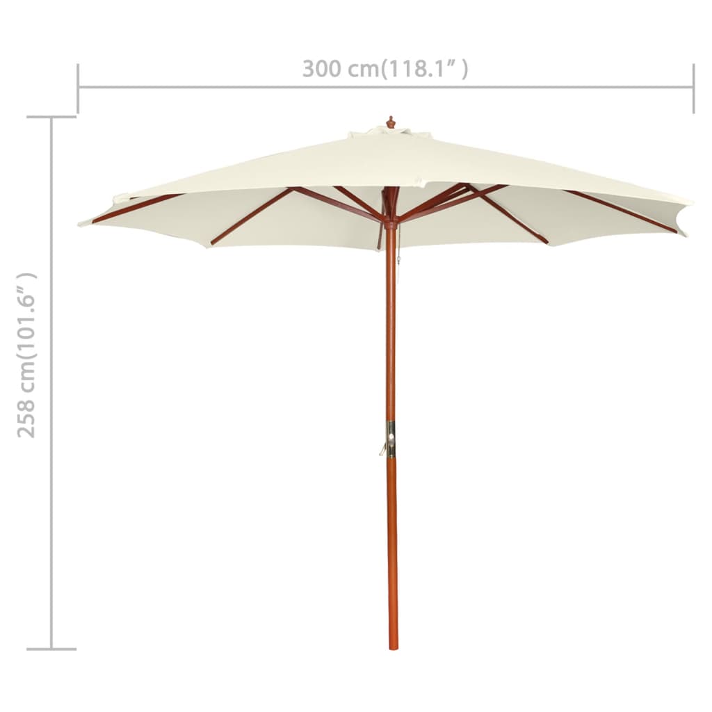 Parasol 300X258 Cm Zandwit