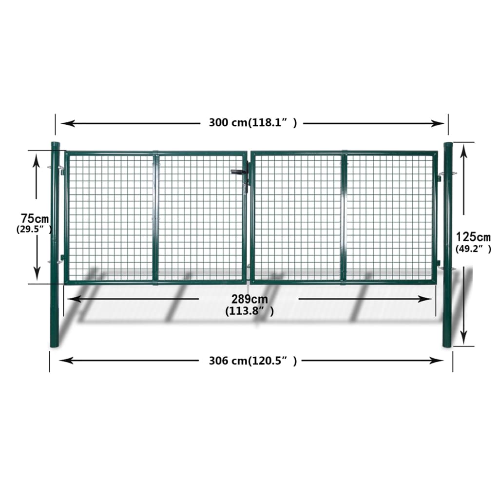 Poort 289X75/ 306 x 125 cm