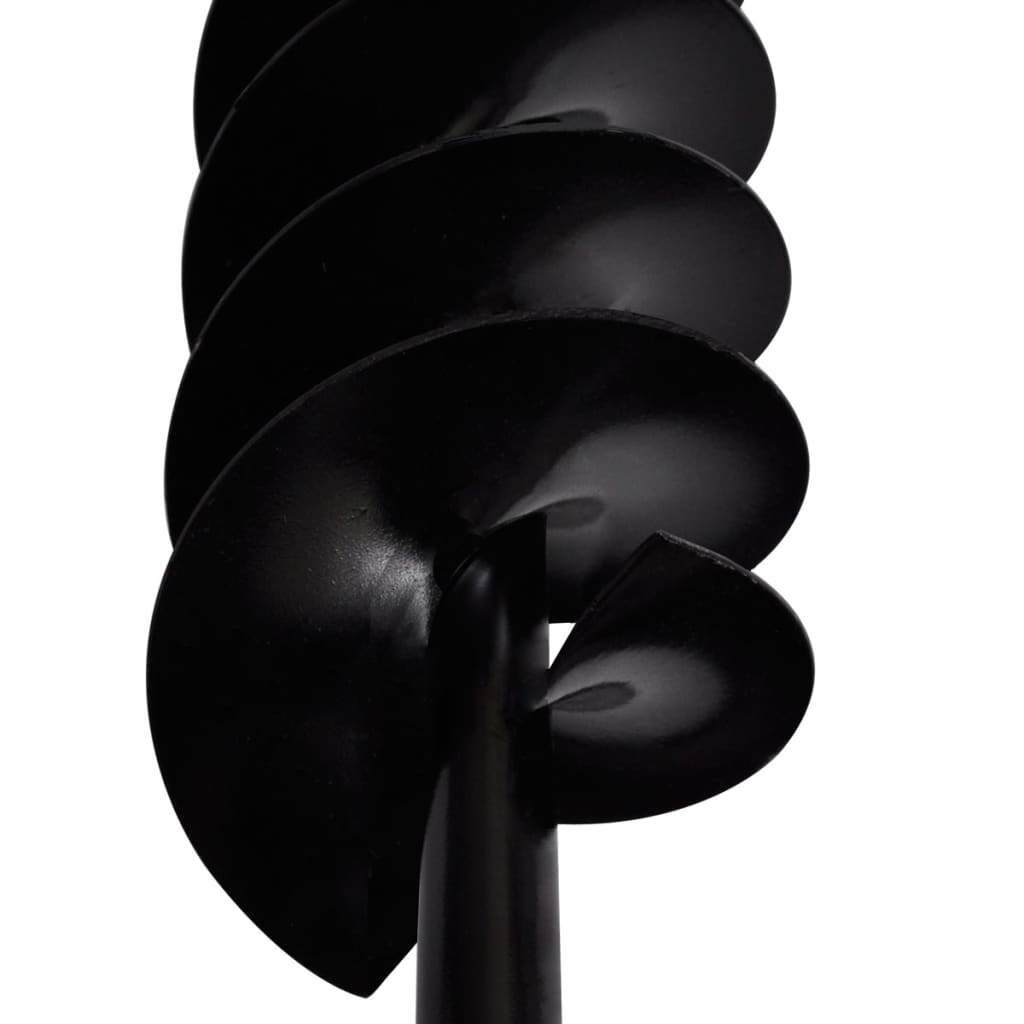 Grondboor met handvat en schroefkop (dubbele schroef) 120 mm (zwart) 120 mm