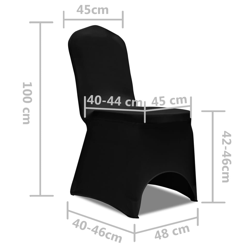 Stoelhoes Stretch ( Stuks) 6 Zwart