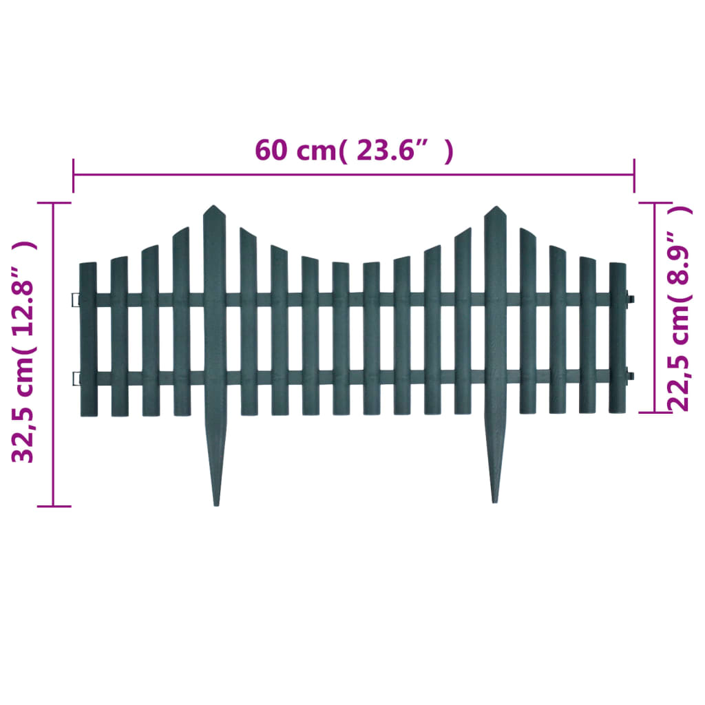 Gazonranden 17 st 10 m groen Groen