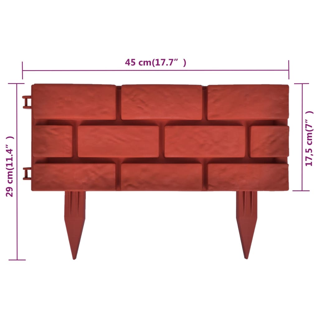 Tuinafscheiding Met Metselwerk-Ontwerp (11-Delig)