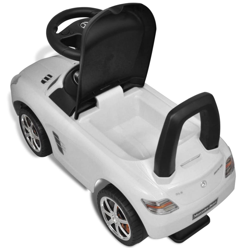 Loopauto Mercedes Benz Wit white benz