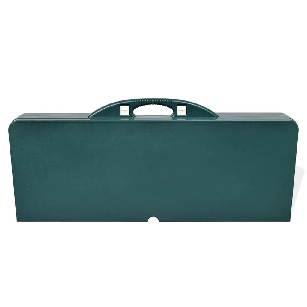 Campingtafel Met Vier Stoelen Extra Licht Aluminium Inklapbaar (Groen) Lichtgroen