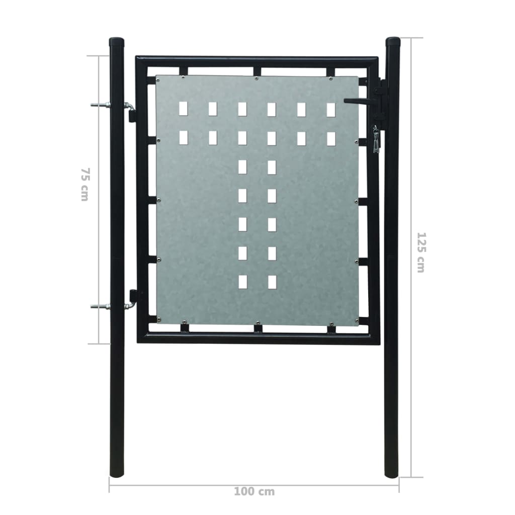 Poort Enkel 100 x 125 cm