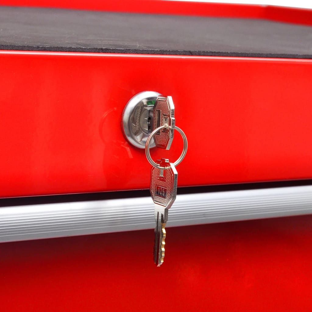 Gereedschapswagen Rood 7 lades