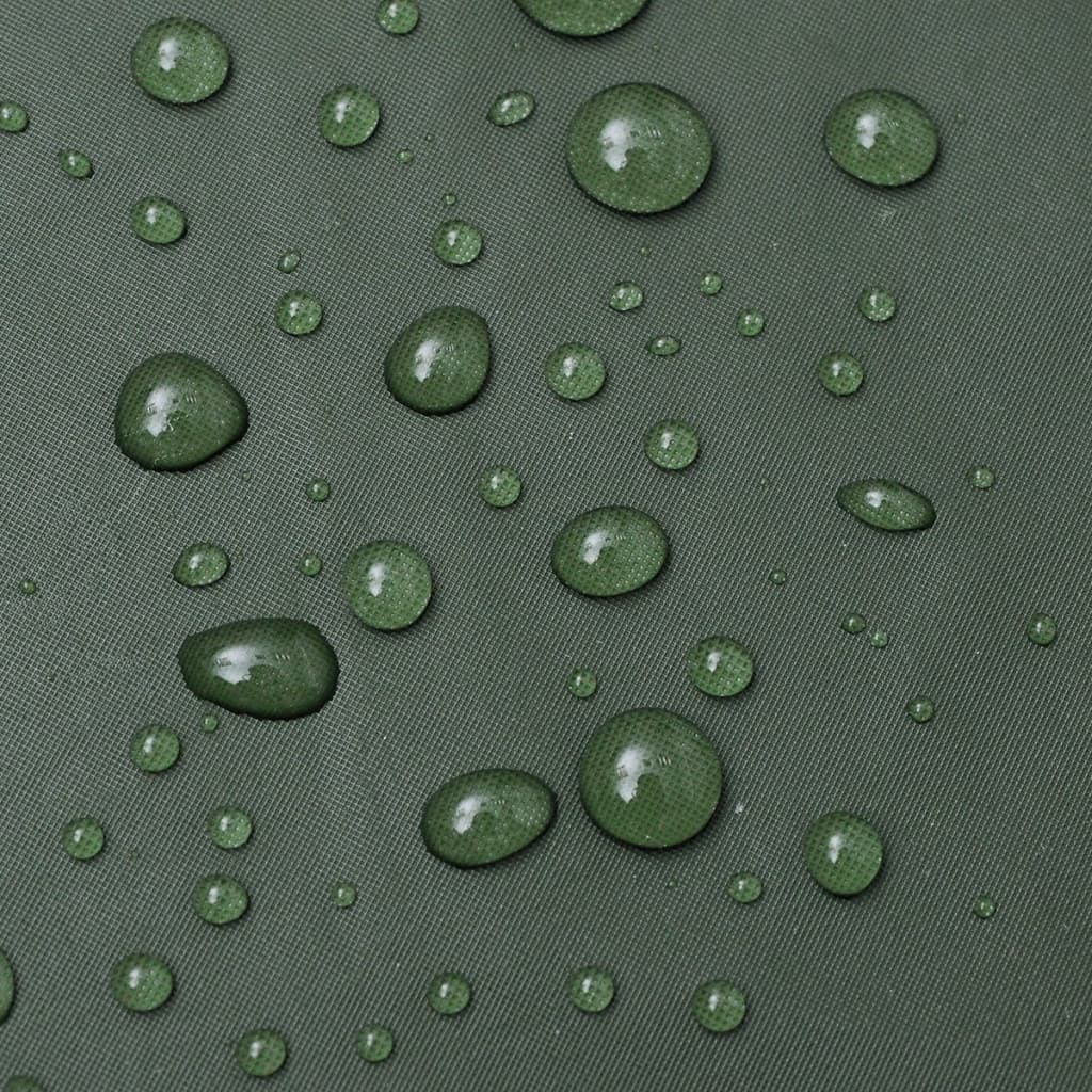 Lange Regenjas Waterbestendig Zeer Stevig Met Capuchon Groen Xl