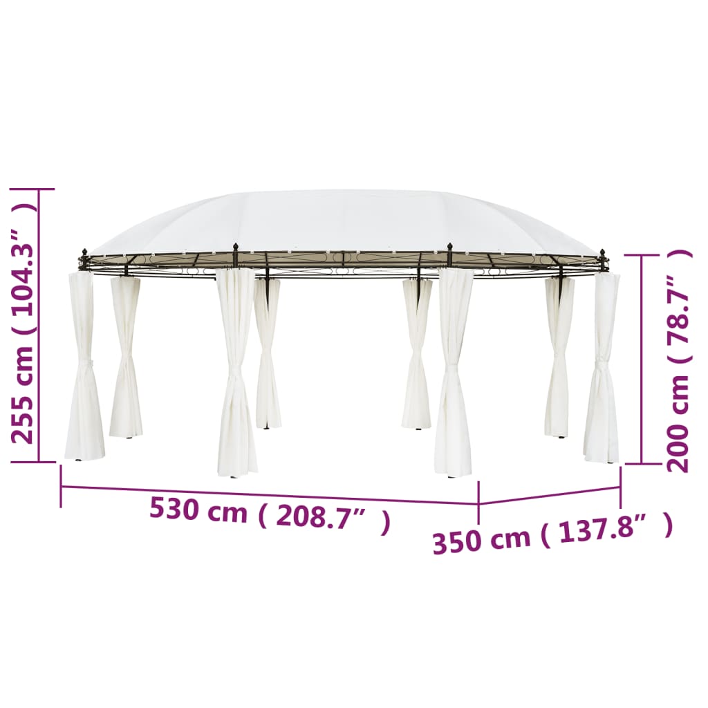 Prieel 530X350X265 Cm Crèmewit