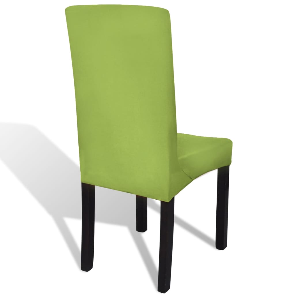 Stoelhoezen Stretch Recht 6 Groen