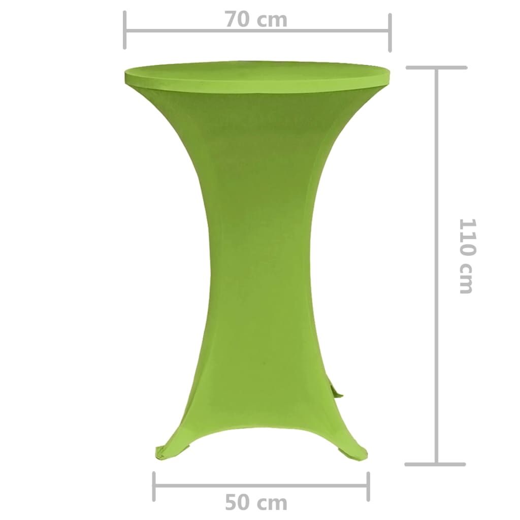 Tafelhoes Stretch Stuks 2 70 cm Groen