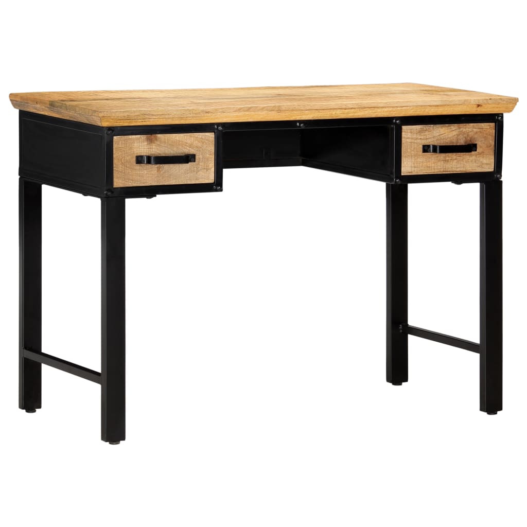 Schrijftafel 110x50x76 cm massief mangohout