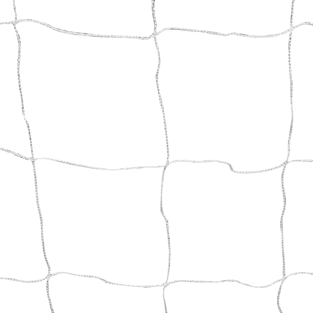 Voetbaldoelen Met Netten 18X61X1 Cm Staal Wit 2