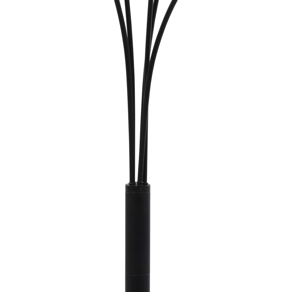 Lamp Staand 5Xe4 200 Cm Zwart en goud