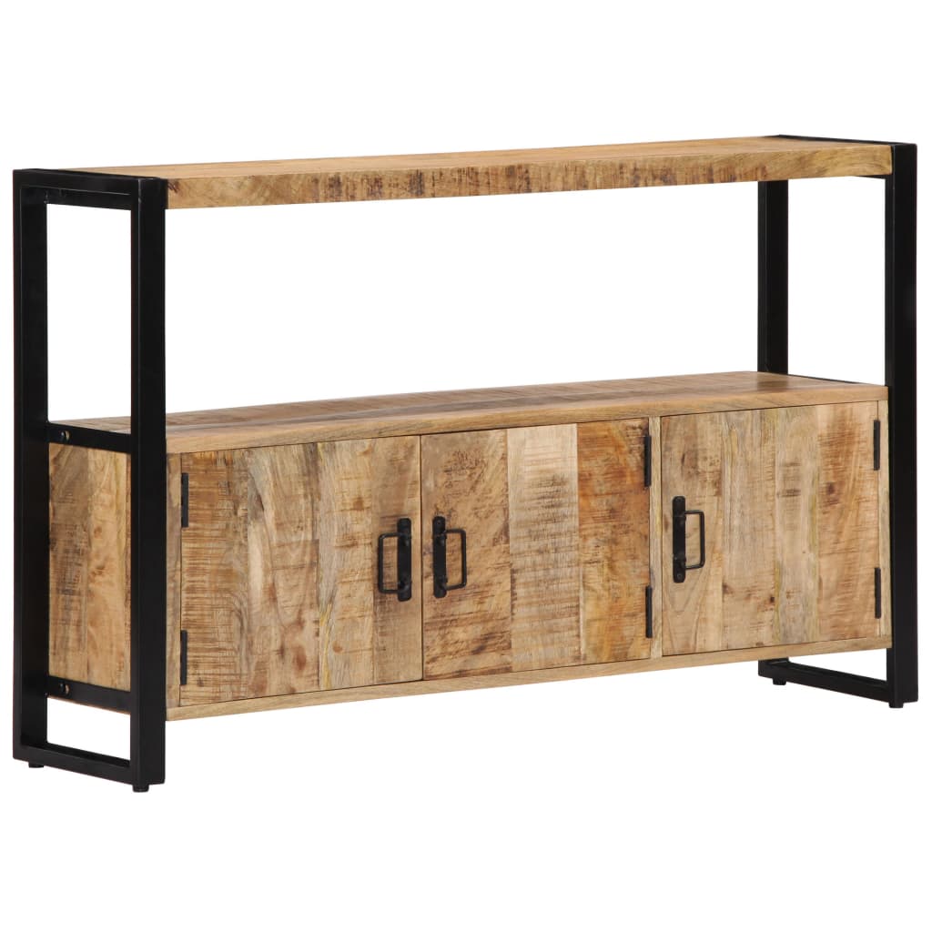 Bijzetkast 120X30X75 Cm Massief Mangohout